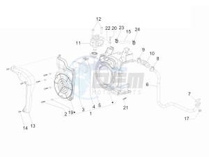 Liberty 125 4t Delivery e3 Single drawing Secondairy air box