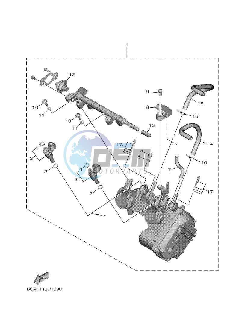 THROTTLE BODY ASSY 1