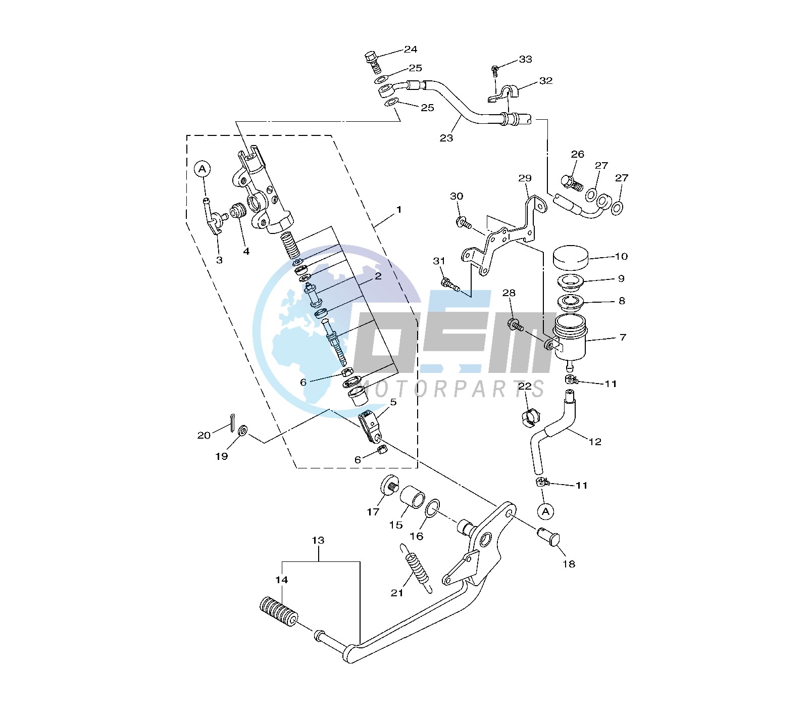 REAR MASTER CYLINDER