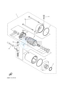 YXE700E YXE70WPXG WOLVERINE R-SPEC EPS (2MB3) drawing STARTING MOTOR