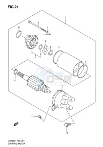 UH125 BURGMAN EU drawing STARTING MOTOR