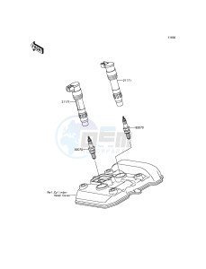 Z300_ABS ER300BFF XX (EU ME A(FRICA) drawing Ignition System