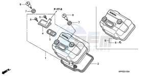 CBR125RW9 Germany - (G) drawing CYLINDER HEAD COVER