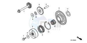 CBR1000RRA F / CMF drawing STARTING CLUTCH