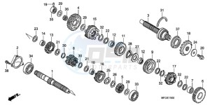 CB600FA Europe Direct - (ED / 25K) drawing TRANSMISSION