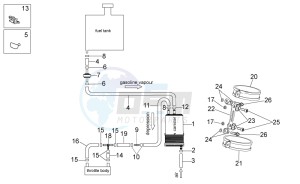 Tuono V4 1100 Factory USA-CND (NAFTA) (CND, USA) drawing Fuel vapour recover system