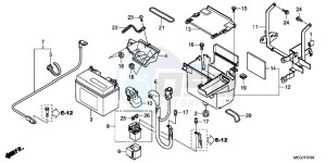 VT750CSC drawing BATTERY (VT750C2S/ CS)