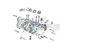 GPR NUDE SPORT - 50 CC drawing CRANKCASE