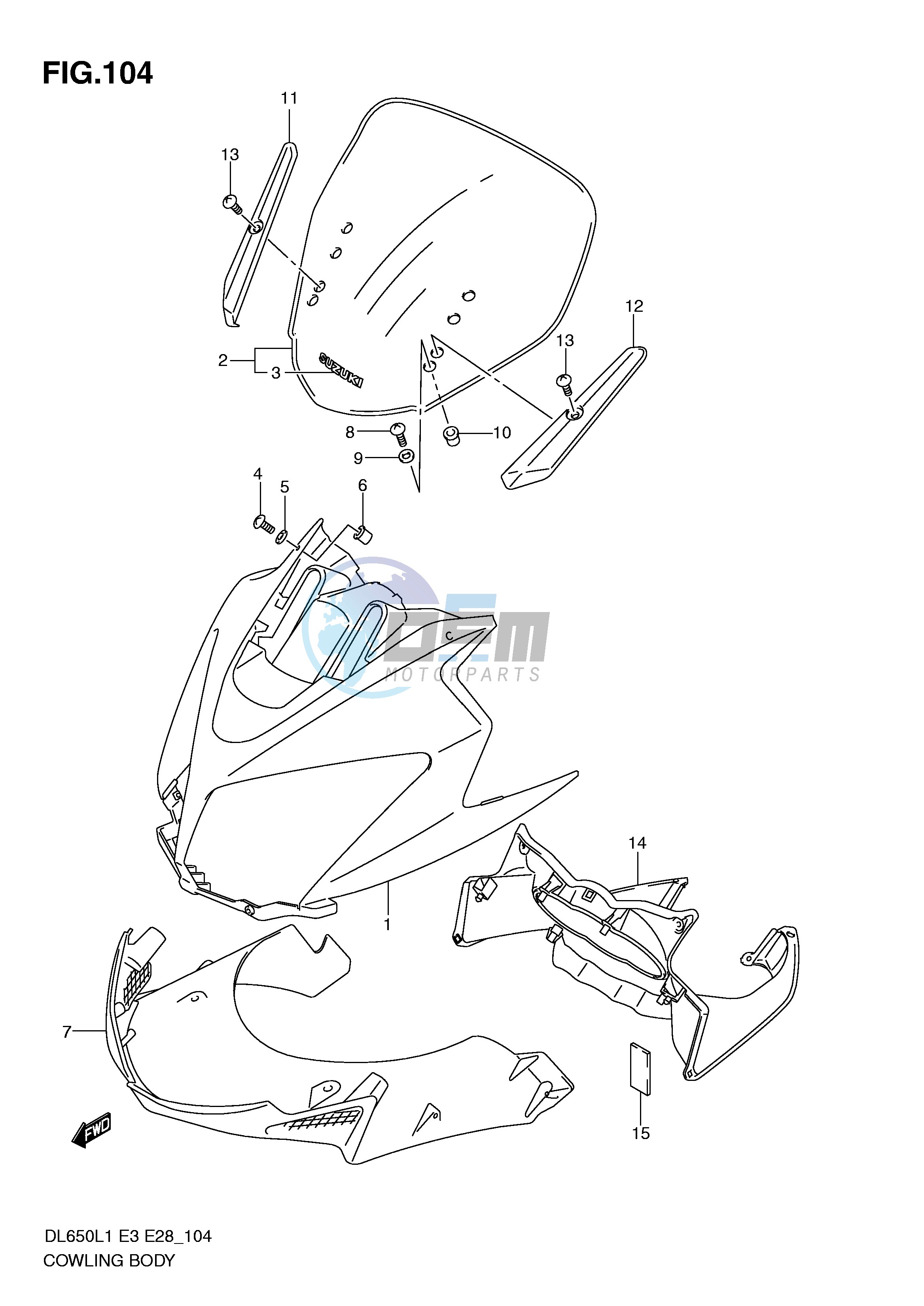 COWLING BODY