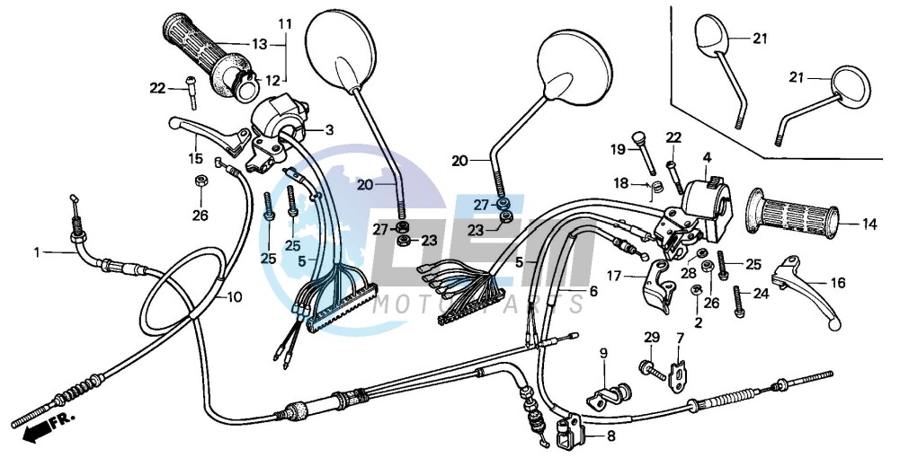 HANDLE LEVER/SWITCH/ CABLE