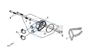 MAXSYM 600 I ABS EXECUTIVE (LX60A3-EU) (E4) (L7-M0) drawing WATER PUMP COVER