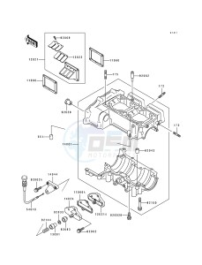 JS 650 B [650 SX] (B1-B3) [650 SX] drawing CRANKCASE