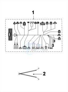 CITYSTAR 125 AC drawing PLUG WIRING HARNESS