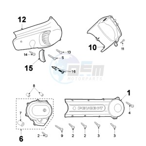 FOX GSX EU1 drawing ENGINE COVER