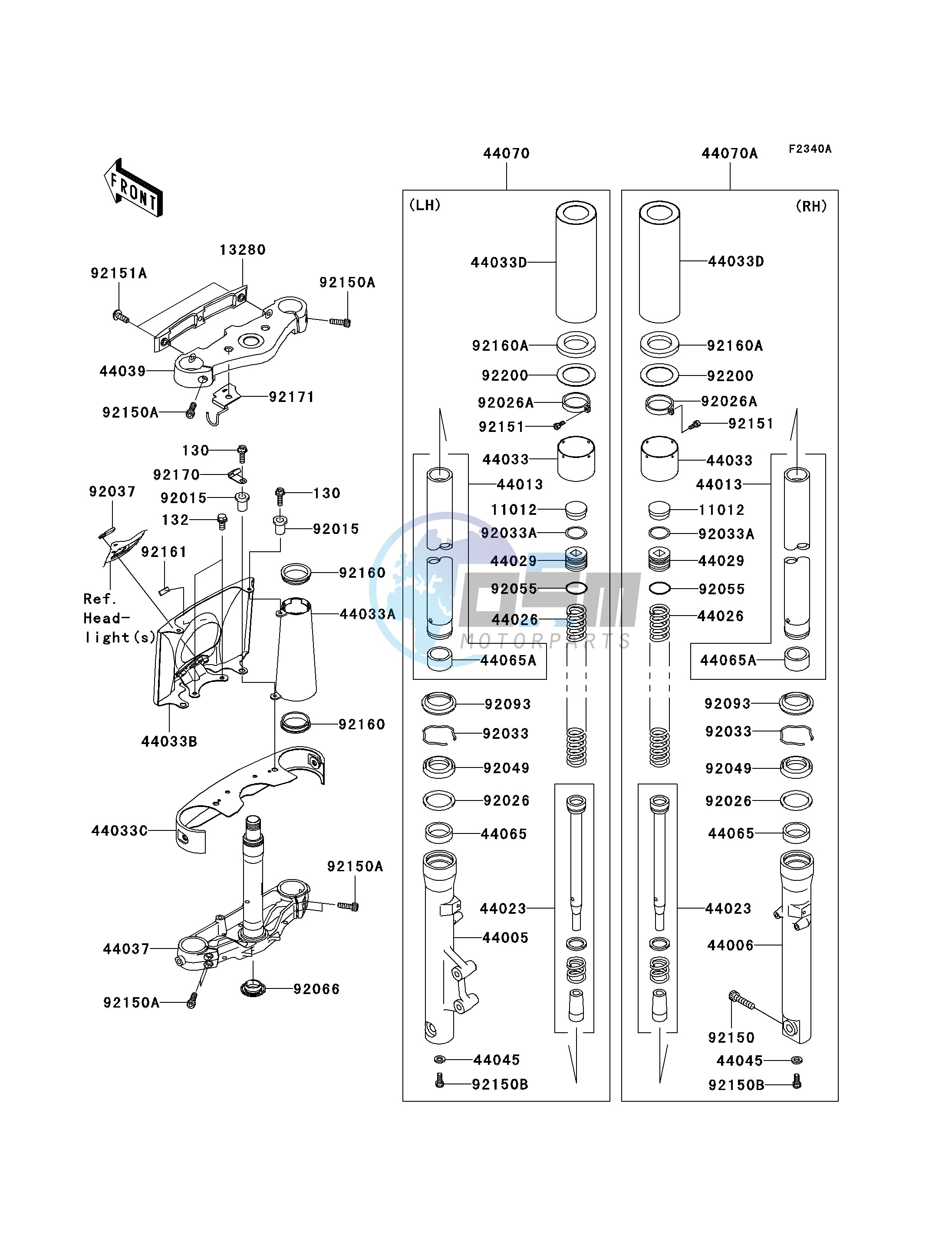 FRONT FORK -- N7F_N7FA_N8F_N8FA- -