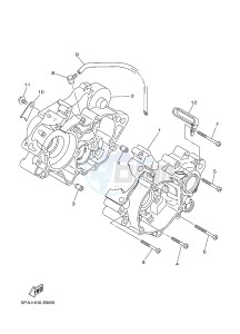 YZ85LW (1SNG 1SNJ 1SPG 1SPJ) drawing CRANKCASE