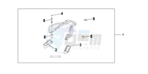 CBF600NA9 UK - (E / ABS MKH) drawing REAR CARRIER