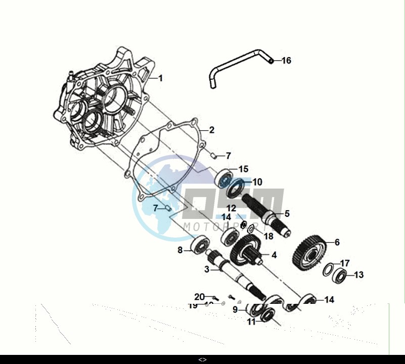 MISSION CASE-DRIVE SHAFT