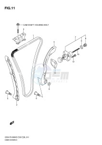 GSX-R1000 (E3-E28) drawing CAM CHAIN