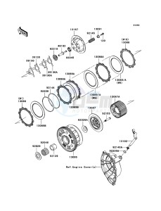 NINJA ZX-10R ZX1000D7F FR GB XX (EU ME A(FRICA) drawing Clutch