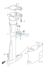 DF 2.5 drawing Drive Shaft Housing (L)