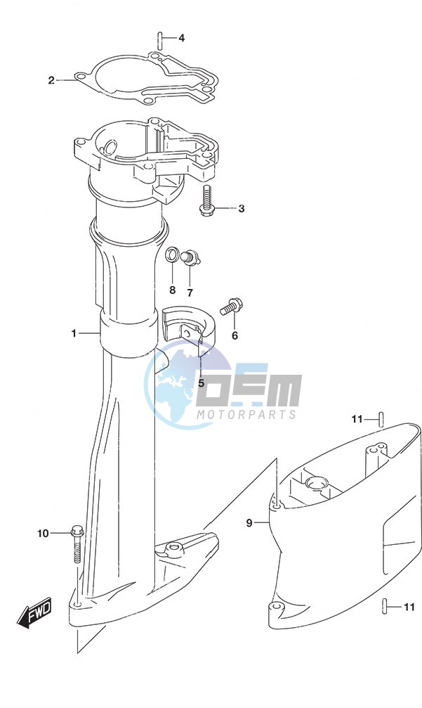 Drive Shaft Housing (L)