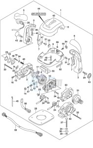 DF 250AP drawing Top Mount Dual