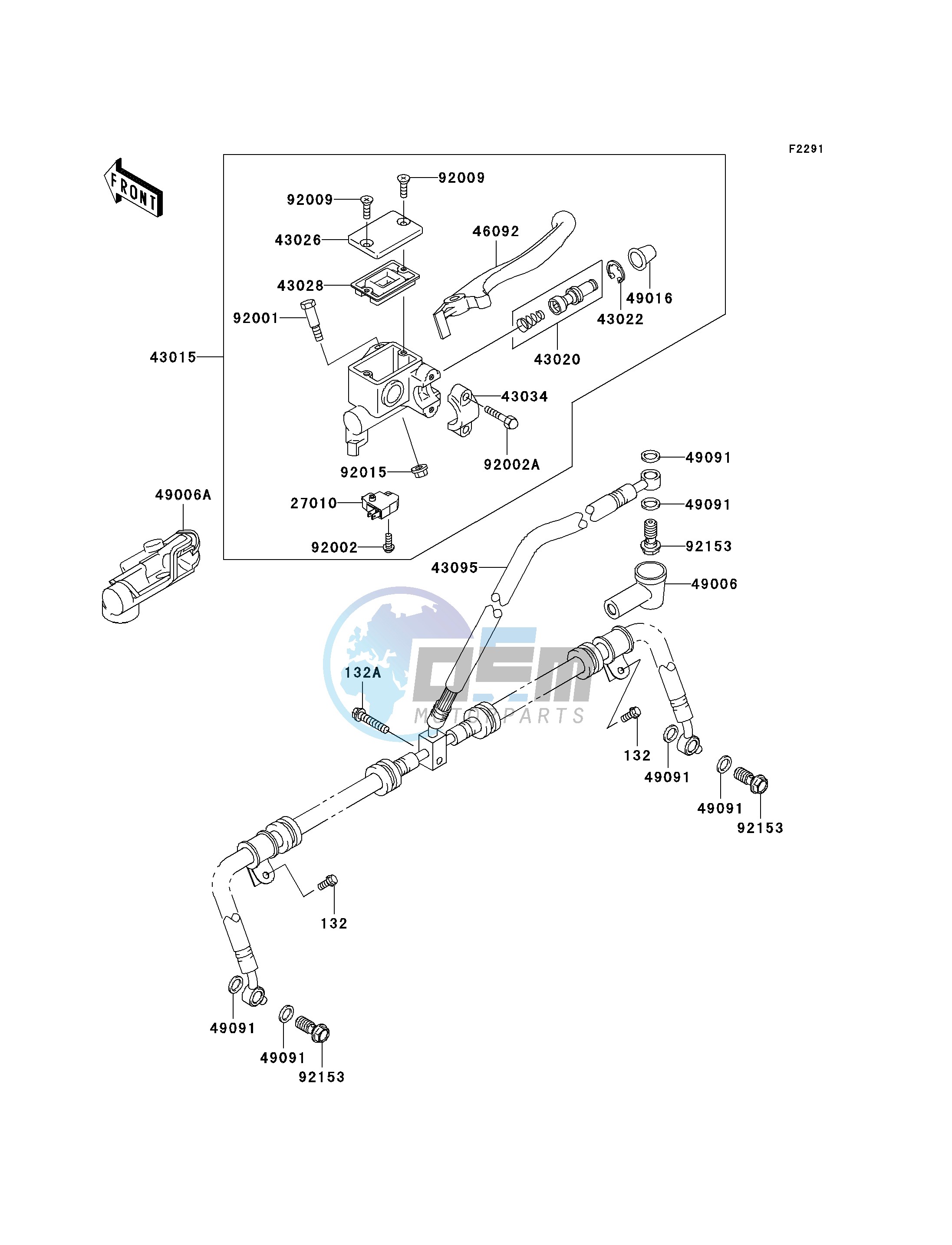 FRONT MASTER CYLINDER