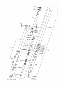 GPD125-A NMAX 125 (BAL7) drawing FRONT FORK