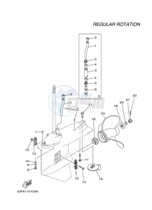 F150DETX drawing PROPELLER-HOUSING-AND-TRANSMISSION-2