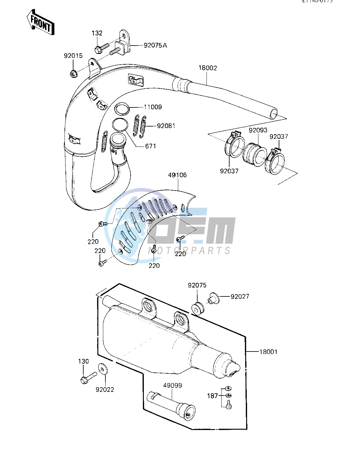 MUFFLER -- 84 A1- -