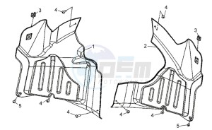 QUADRAIDER 600 DELUXE drawing COWLING INNER