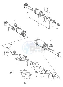 LS650 (E28) SAVAGE drawing FOOTREST