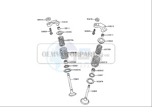 ZZR 250 (EU) drawing VALVE