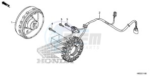 TRX420FE1F TRX420 Europe Direct - (ED) drawing GENERATOR