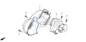 SK50M drawing FAN COVER/SHROUD