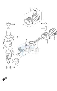 DF 40A drawing Crankshaft