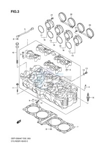 GSF-1250 BANDIT EU drawing CYLINDER HEAD