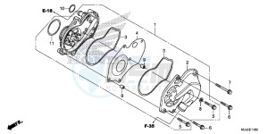 NC700SDE NC700SD 2ED - (2ED) drawing WATER PUMP