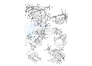 FZ1 FAZER 1000 drawing FENDER