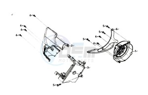 JET 4 125cc drawing FLYWHEEL COVER