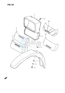 DS80 (E3) drawing HEADLAMP HOUSING