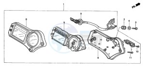 CBR600F drawing METER