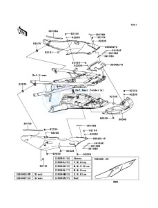 1400GTR_ABS ZG1400CDF FR GB XX (EU ME A(FRICA) drawing Side Covers