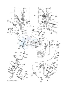 XP500A T-MAX 530 (2PWM) drawing FRONT MASTER CYLINDER