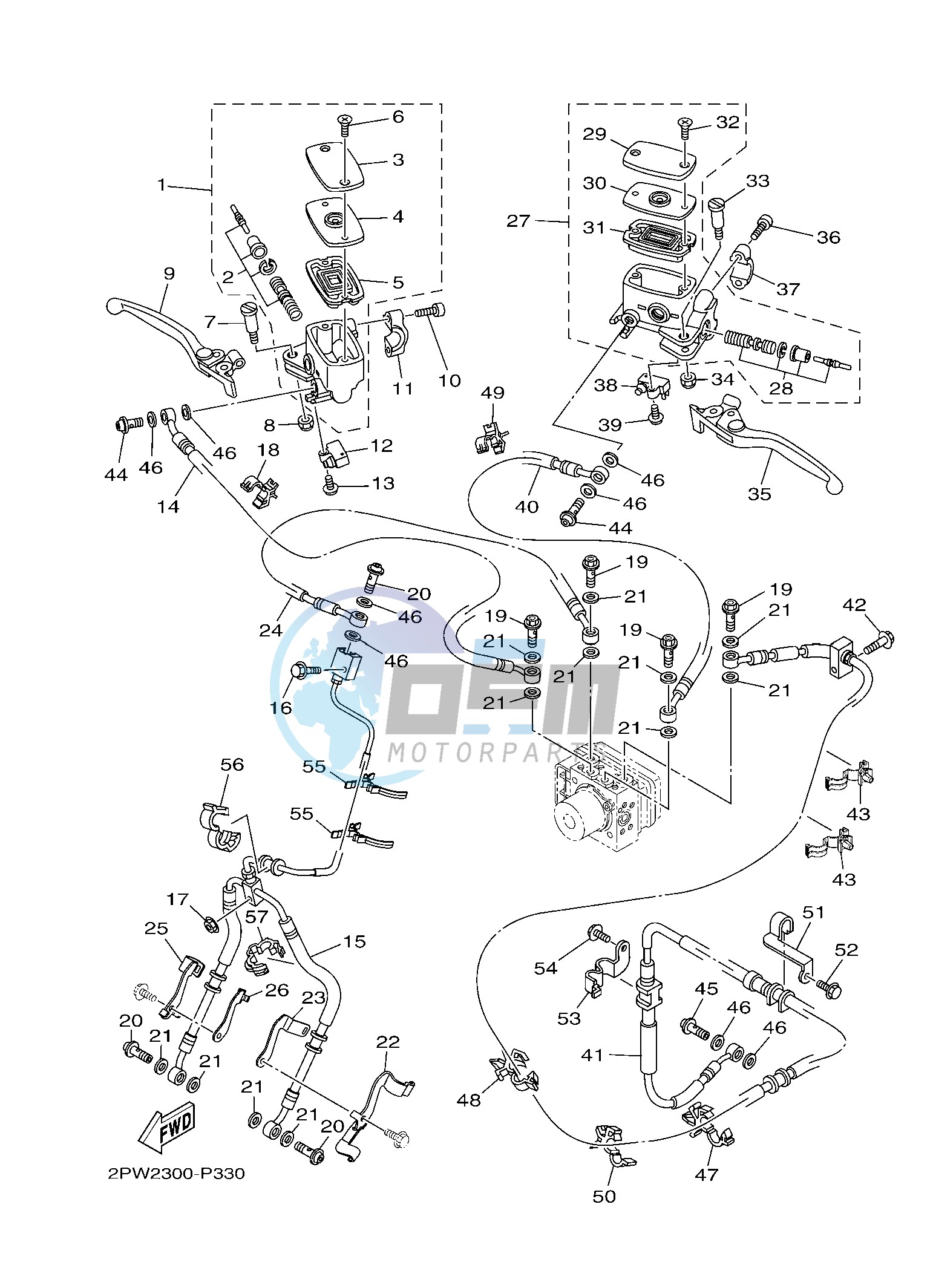 FRONT MASTER CYLINDER