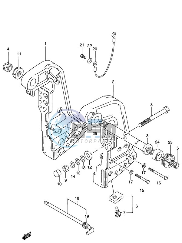 Clamp Bracket (1986 to 1995)