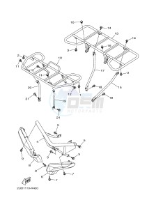 YFM700FWAD YFM70GPSH GRIZZLY 700 EPS SPECIAL EDITION (B1A4) drawing GUARD