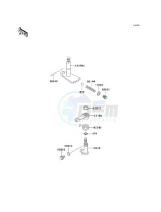 KAF 620 G [MULE 3000] (G6F-G8F) G6F drawing GEAR CHANGE MECHANISM