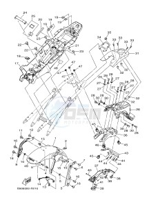 MTM850 MTM-850 XSR900 (B90A) drawing FENDER